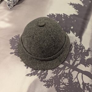 Aquascutum Grey Felt Bucket Hat